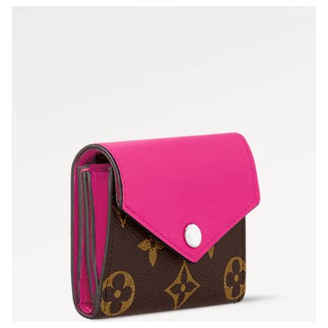 louis vuitton zoe wallet pink|louis vuitton trifold wallet women's.